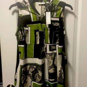 New York & Company Multi Color Dress